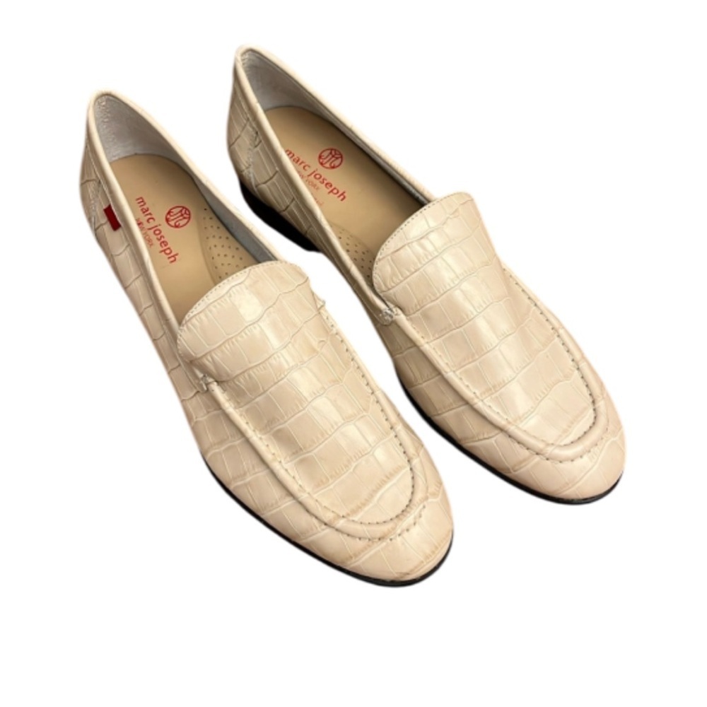 MARC JOSEPH NEW YORK Madison Ave Loafer Cream/Bone - Size 9.5